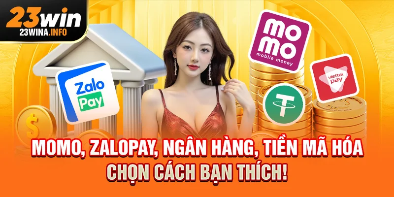 Nạp rút siêu nhanh – Hỗ trợ ví điện tử & crypto